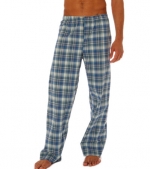 Unico Blue Plaid Lounge Pants